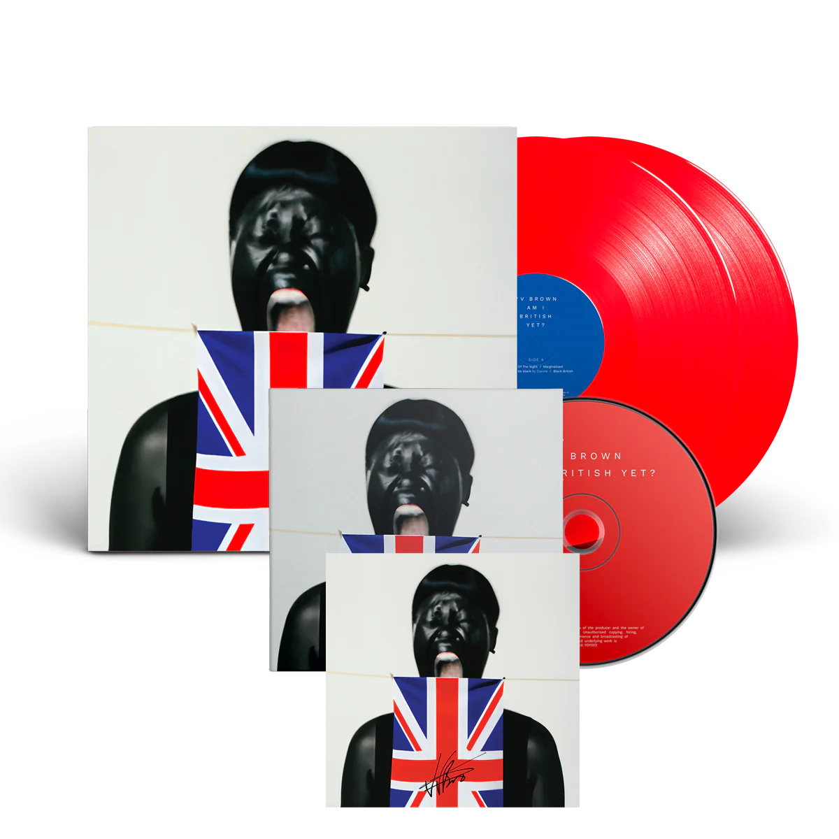 CD + Red Vinyl + Signed Print
